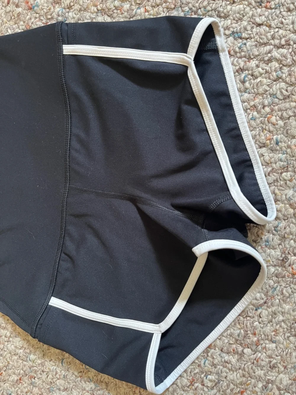 Free People Movement NWOT Island Time Black Athletic High Waist Shorts Size M - Picture 12 of 16